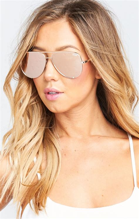 Quay Australia High Key Sunglasses Gold Show Me Your Mumu High