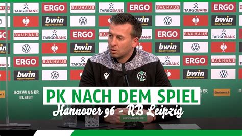 Pk Nach Dem Spiel Hannover Rb Leipzig Youtube