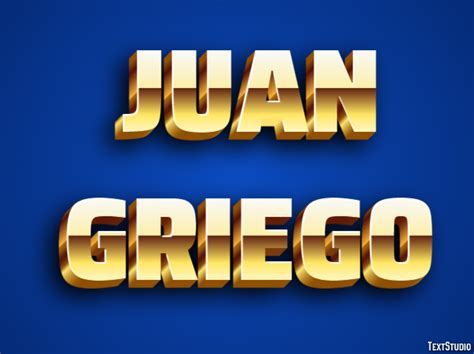 Juan Griego Text Effect And Logo Design City