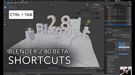 Introducción a Blender 2 80 Beta Parte 4 Atajos de teclado shortcuts