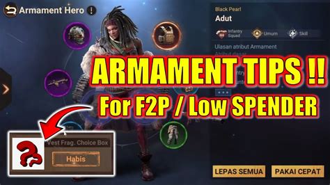 Armament Tips For F P Low Spender Pemain Gratisan Wajib Nonton