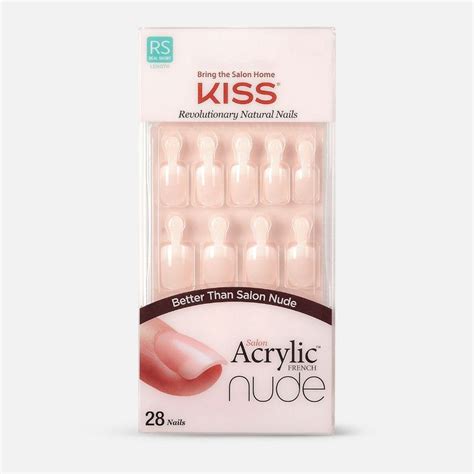 Buy Kiss Salon Acrylic Nude French Nails Pieces Online In Kuwait Talabat Kuwait