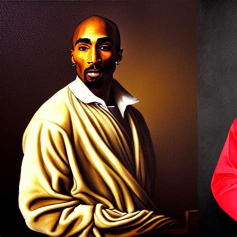 Krea Ai A Classical Portrait Of Tupac Shakur With Sir Isaa