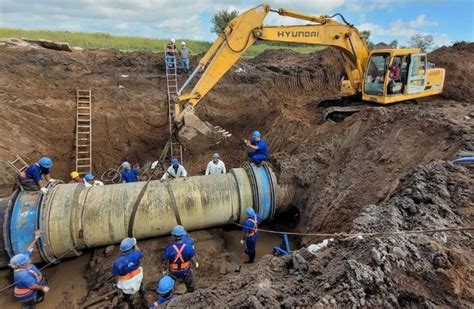 Aguas Cordobesas arregló el caño y el servicio volvió a la normalidad