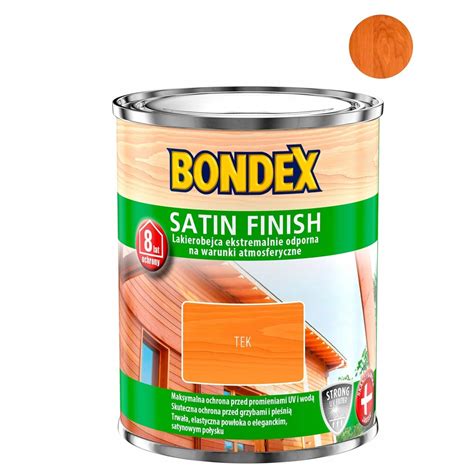 Satin Finish Lakierobejca L Teak Bondex Oficjalne