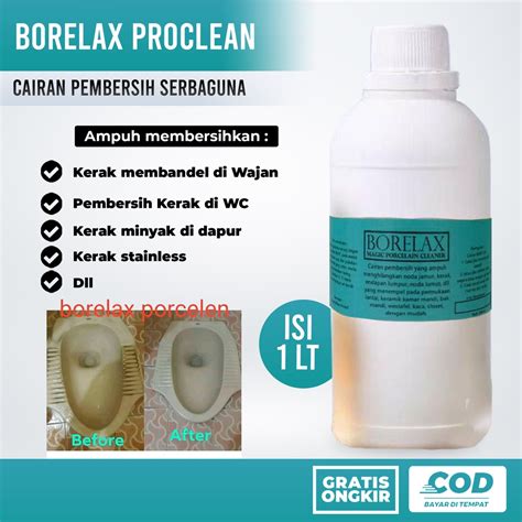 Jual Borelax Magic Proclean Cleaner Cairan Pembersih WC Mengangkat