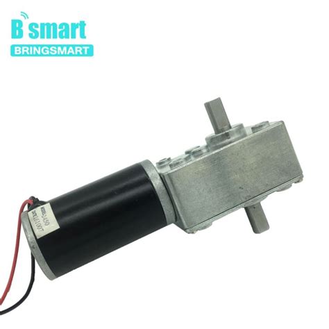 Bringsmart V Double Shaft Dc Motor Worm Gear High Torque Kg Cm