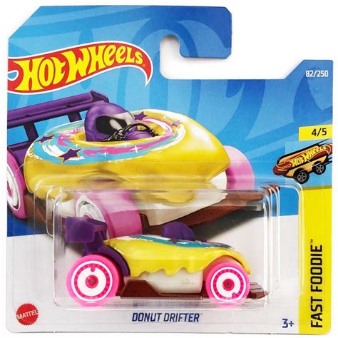 Машинка Хот Вилс Donut Drifter коллекция Fast Foodie Hot Wheels Mattel HCX фото отзывы