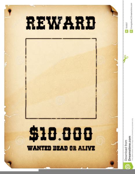 Western Wanted Poster Clipart Free Images At Clker Vector Clip The