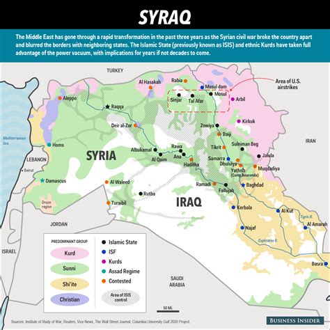 Syria War Map and ISIS Map - Free Printable Maps