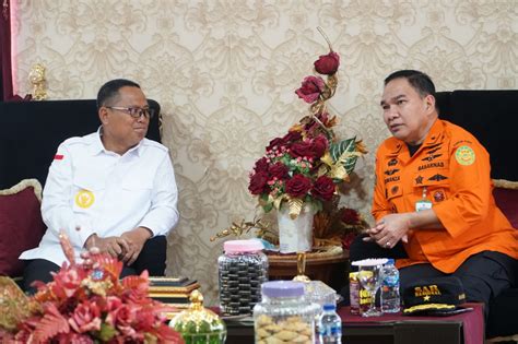 Bupati Thariq Terima Kunjungan Silaturahmi Kepala Biro Basarnas RI