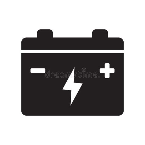 Car Battery Icon Collection Energy Power Accumulator Automotive