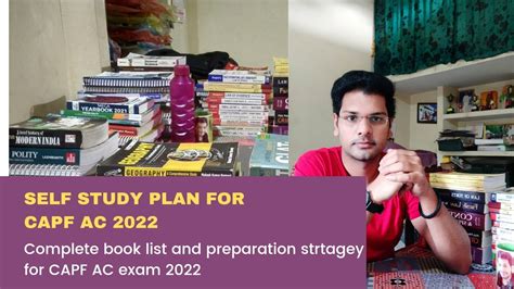 How To Prepare For UPSC CAPF AC Examination 2022 Complete Book List