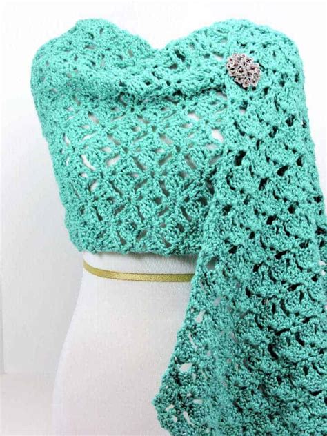 Diamond Shells Lace Free Crochet Stitch Tutorial Crochetkim™