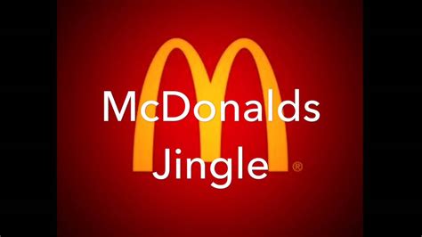 McDonald's Jingle - YouTube