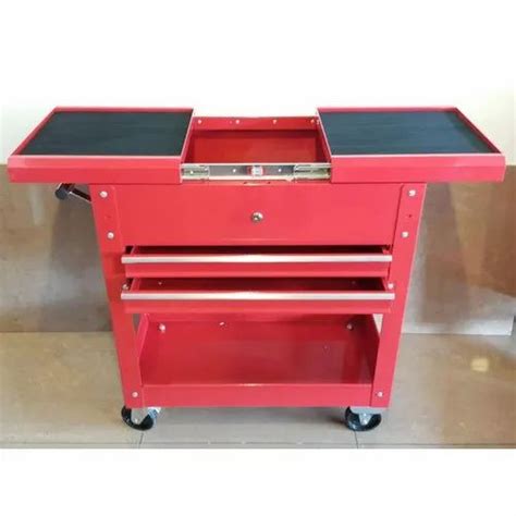 Red Mild Steel Tool Trolley For Commercial Model Name Number Mtc Tt