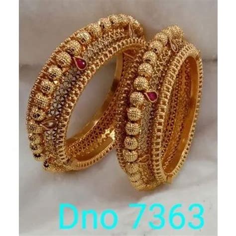 Gold Plated Wedding Bengals Single Kada At Rs 560 Set In Mumbai ID