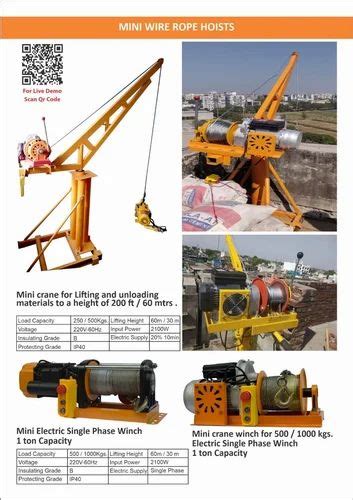 Lift It M Monkey Hoist Machines Crane Capacity Ton At Rs