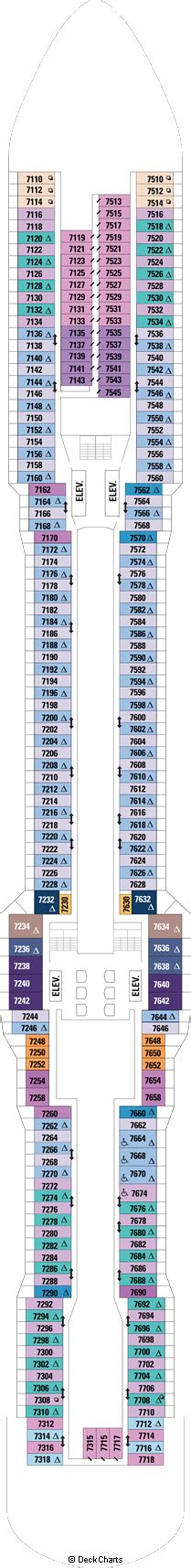 Quantum Of The Seas Ship Layout Of Decks Royal Caribbean Quantum Of The