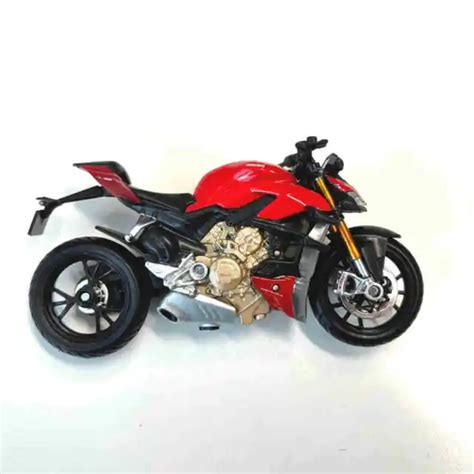 MAISTO DUCATI SUPER Naked Street Fighter V4 Motorrad Modell Maßstab 1