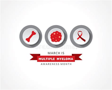 Vector Illustration Of Multiple Myeloma Awareness Month Observed In The