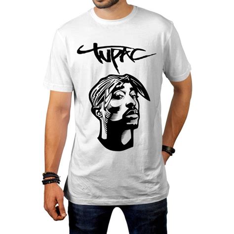 Camiseta Unissex Pac Tupac Shakur Rap Thug Adulto Infantil