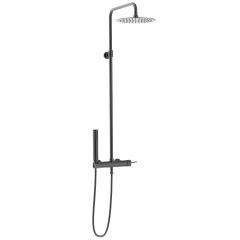 Luisa Colonne de douche thermostatique gun métal Essebagno