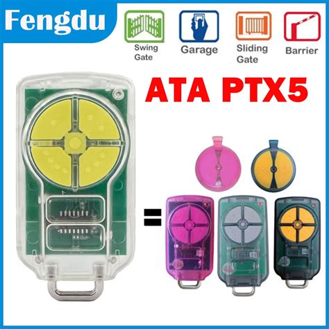 Universal Garage Door Control Remote Control For Gate For ATA PTX5 433