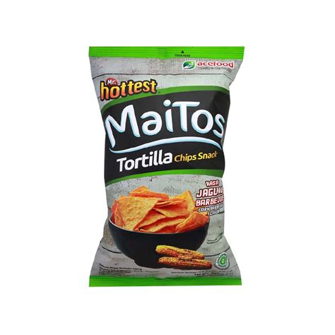 Jual OL8 Mr Hottest Snack Tortilla Chips Maitos Jagung Barbeque 140G