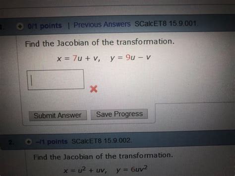 Solved O Points Previous Answers Scalcet Chegg