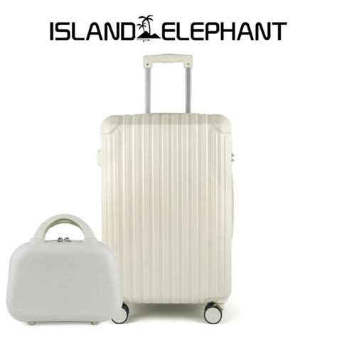 Island Elephant Inch Luggage Complimentary Inch Suitcase Abs