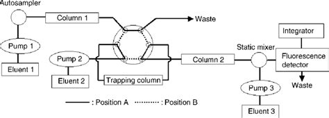 A Block Diagram Of The Column Switching Hplc System For Kyna