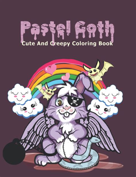 Pastel Goth Cute And Creepy Coloring Book Kawaii And Cute Spooky