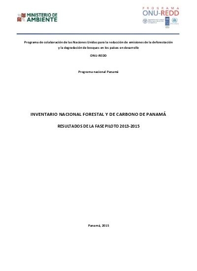 Lecciones aprendidas y buenas prácticas INVENTARIO NACIONAL FORESTAL