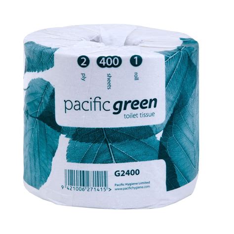 Pacific Green Recycled Roll Toilet Tissue Carton Of 48 Kiwi Hygiene