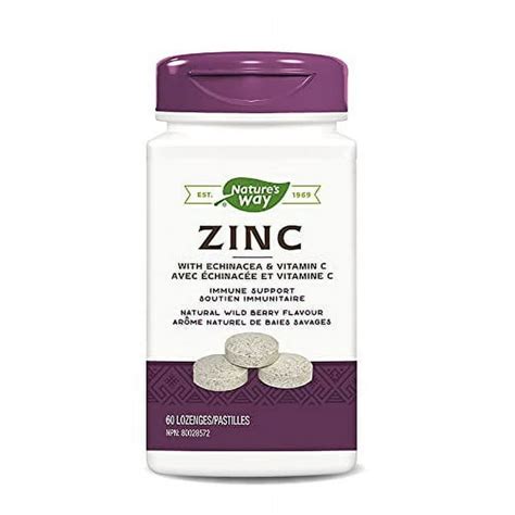 Natures Way Zinc Lozenges, 60 CT - Walmart.com