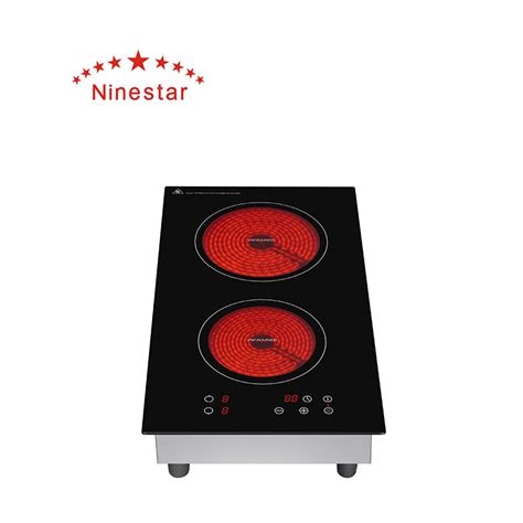 New Sensor Touch Control Dual Zones Ceramic Electric Stove Electric Hot Plate And Home