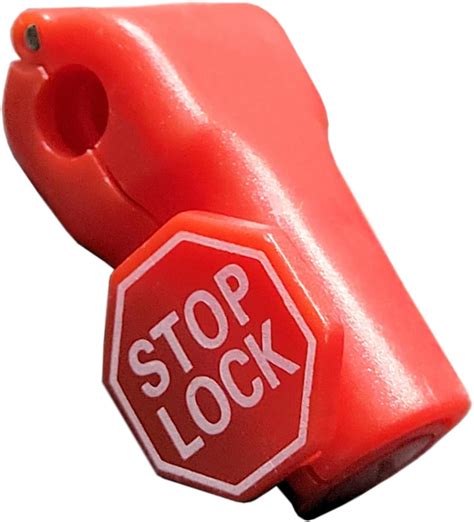 Pcs Red Plastic Stop Locks Anti Theft Lock Peg Hook Locks Stop Lock