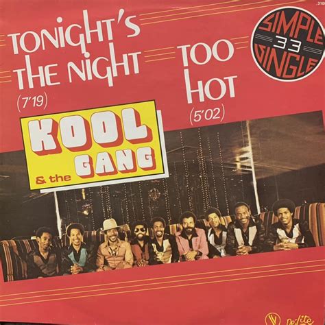 Yahoo Kool The Gang Too Hot Inch P