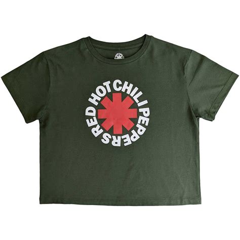 楽天市場 レッドホットチリペッパーズ Red Hot Chilli Peppers オフィシャル商品 レディース Classic Asterisk Tシャツ クロップ丈 半袖
