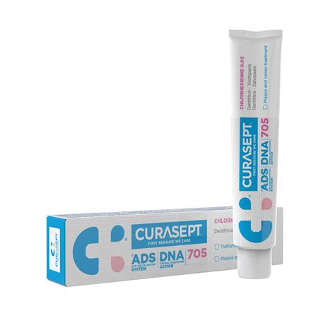 CURASEPT ADS DNA 705 klórhexidin tartalmú fogkrém gél (75ml)