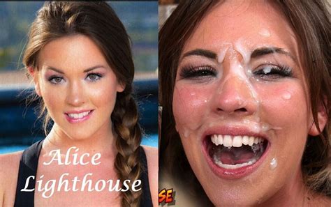 Before After Pornstars Facials Alice Lighthouse Porn Pic