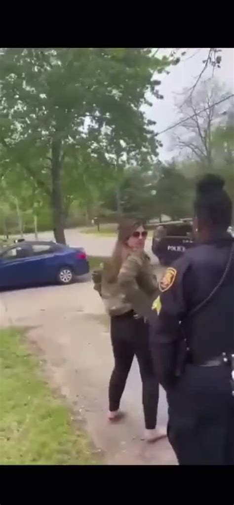 Woman Flashes Her Bare Ass At A Cop Resists Arrest Runs Away And Gets Tasered NSFW Nudity