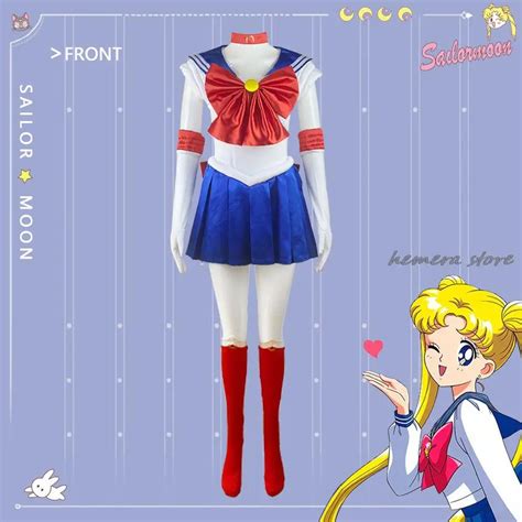 Tsukino Usagi Cosplay Costume Anime Cute Sexy Dress Women Halloween Carnival Outfits For