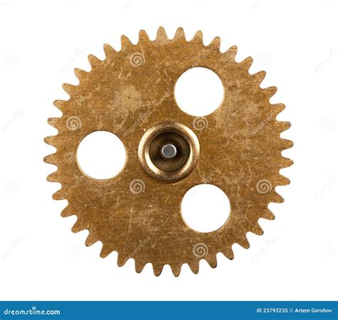 gear stock image image  partnership mechanical objects