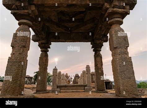 India Karnataka Hampi Architecture Of Ancient Virupaksha Temple