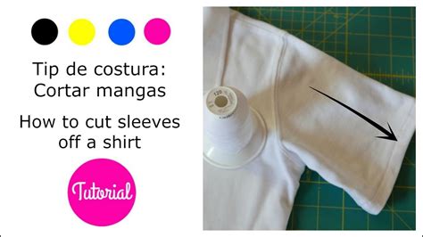 DIY Cómo cortar mangas YouTube