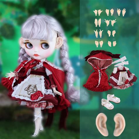 Mu Ecas ICY DBS Blyth 1 6 Bjd Cuerpo Articulado Cara Personalizada Pelo