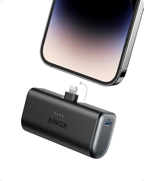 Anker 621 Power Bank, MFi, 12W, Lightning Connector, 5000mAh ...