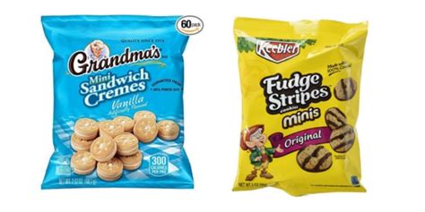 Grandmas Sandwich Cookies Vanilla Creme Minis Pack Of 60 And Keebler